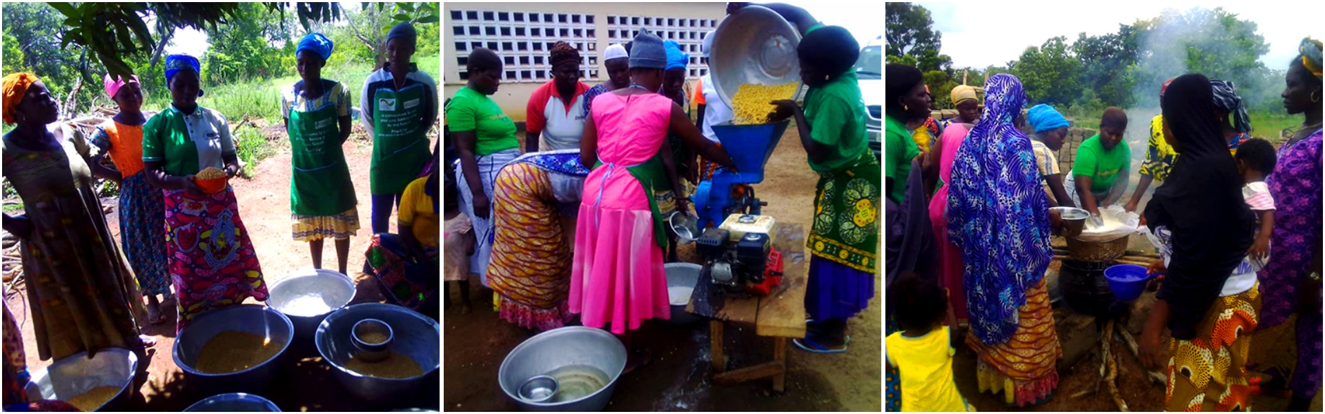 Formation des femmes sur la transformation du soja en ses dérivées