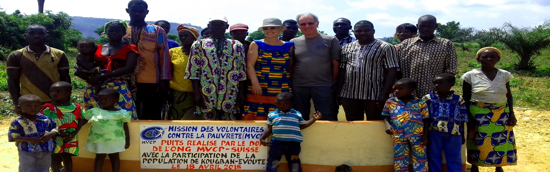 Livraison de deux puits d'eau potable réalisés au profit des populations du village de Kougban